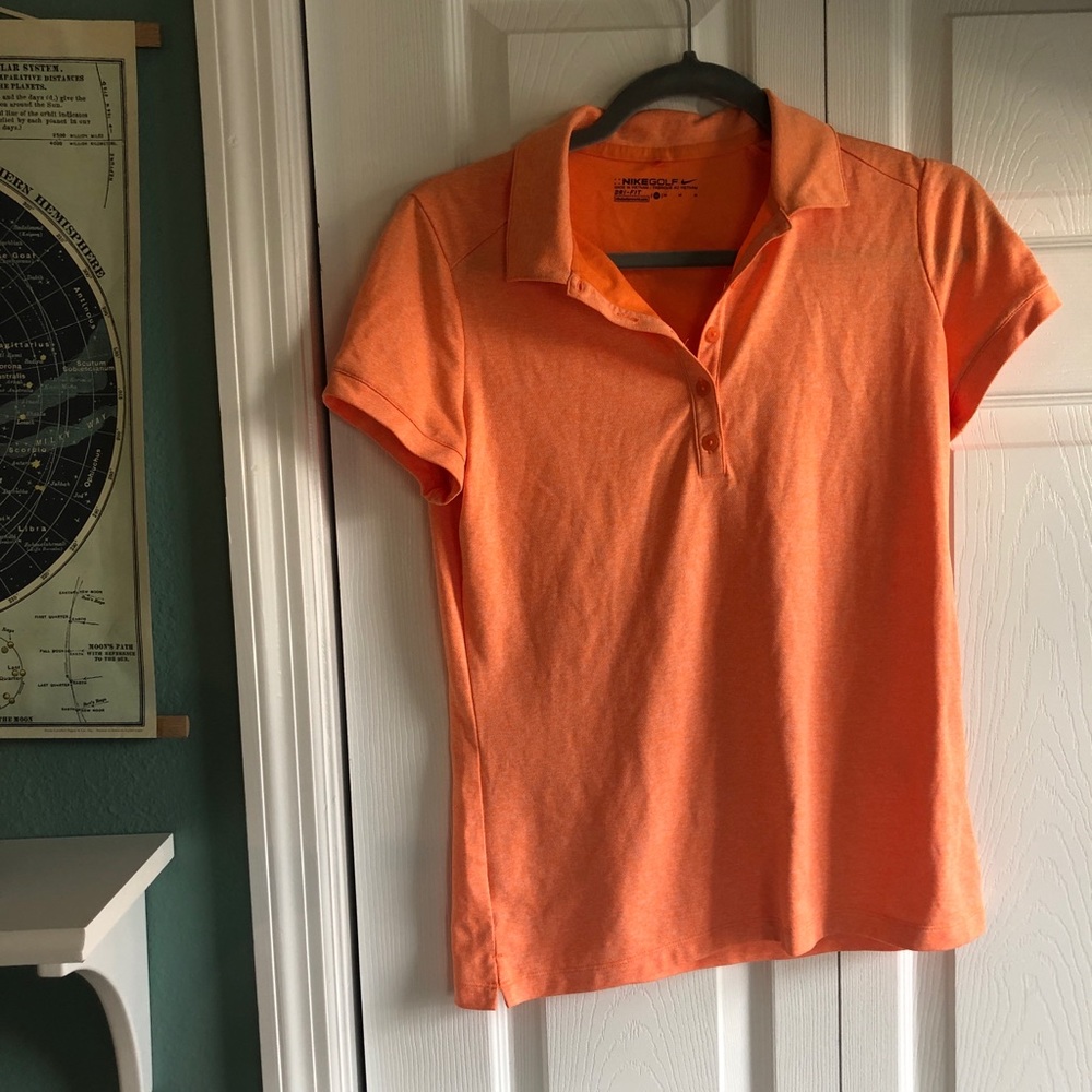 Orange Golf Shirt